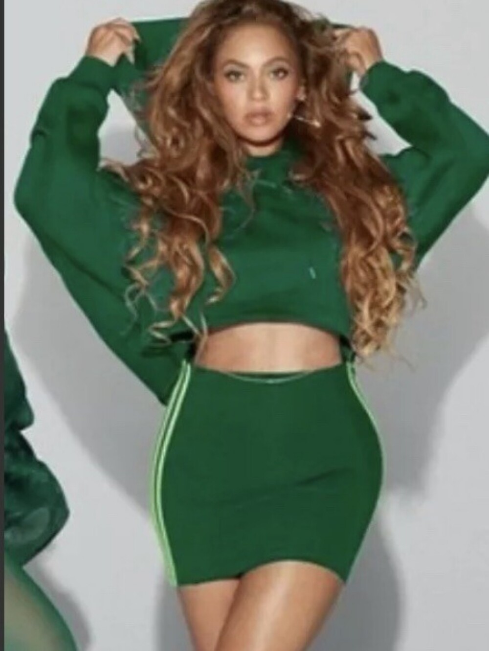 Ivy Park X Adidas Collab Hooded Mini Dress